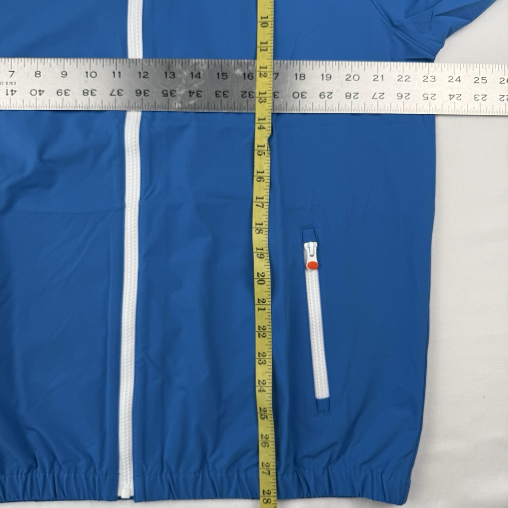 SWIMS Men's Large Tarifa Windbreaker Lightweight Jacket Raincoat Blue NWT $275 - Picture 6 of 6